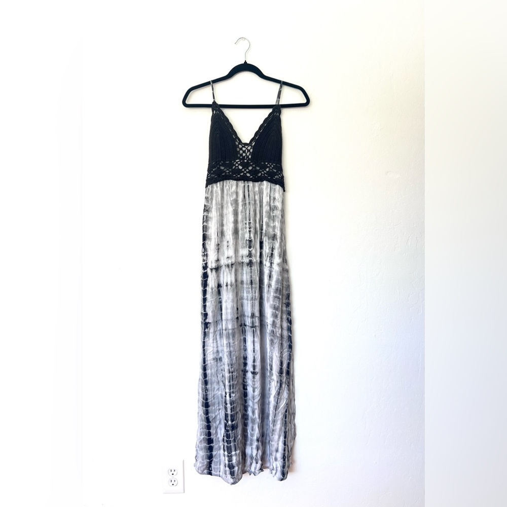 Crochet Tie Dye Flowy Maxi
